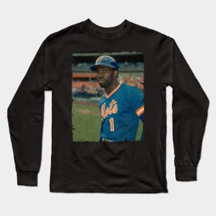 Mookie Wilson in New York Mets Long Sleeve T-Shirt